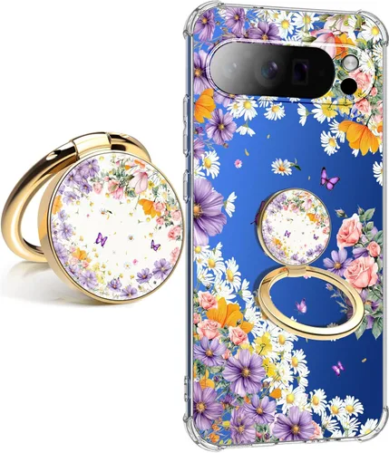 Miniatura 23 de for Google Pixel 7 Case，Google 7 Phone Case，for Girls Women Cover Design Dual Layer Slim Fit Drop Proof Impact Resistant Shockproof Clear Case