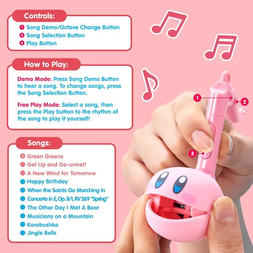 Miniatura 4 de Edición especial Nintendo Kirby Otamatone Melody – Divertido instrumento sintetizador musical electrónico japonés para niños por Maywa Denki Kirby