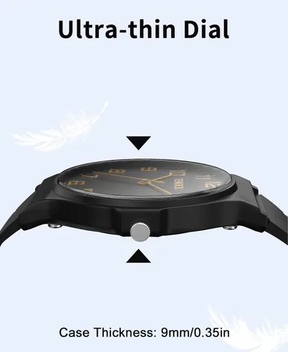 Miniatura 4 de Reloj analógico para niños y niñas, resistente al agua hasta 30M, reloj deportivo para niños, fácil de leer, con esfera fina, correa suave