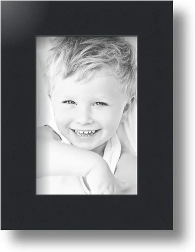 Miniatura 3 de ArtToFrames Marco de fotos negro de 4 x 6 pulgadas, WOMFRBW72079-4x6