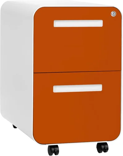 Miniatura 12 de Laura Davidson Furniture Stockpile - Archivador móvil de 2 cajones con cerradura, archivador de metal para debajo del escritorio, carpetas