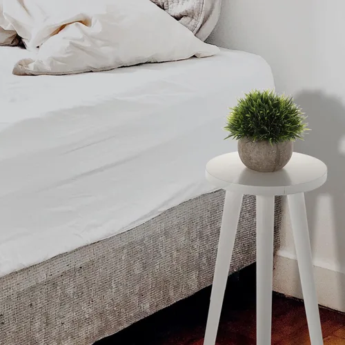Miniatura 3 de Soporte de madera para plantas de 17.12 pulgadas, soporte para macetas con soporte estable de 3 puntos, exhibición de jardín para interiores