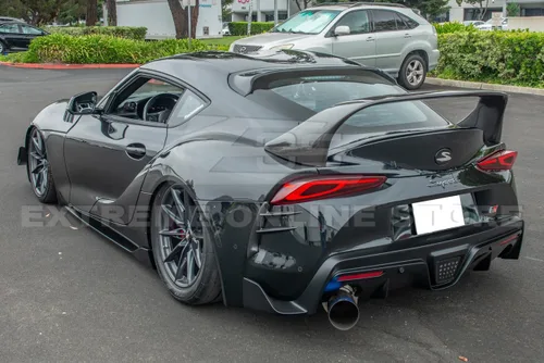 Miniatura 4 de Repuesto para Toyota GR-Supra J29 MK5 JDM Performance Style Tinted Black Rear Roof Window Wing Visor Spoiler de repuesto para Toyota GR-Supra J29