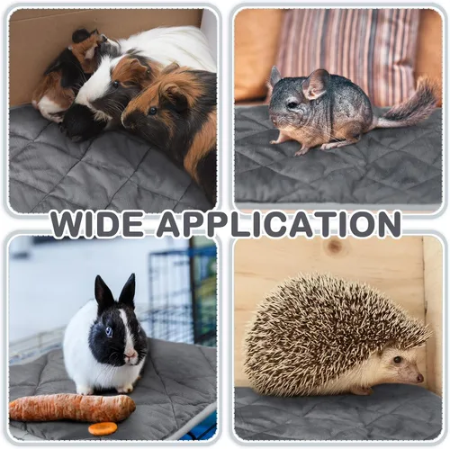 Miniatura 14 de Paquete de 4 Almohadillas Autocalentables para Gatos, Alfombrilla Autocalentable para Perros que Refleja el Calor Corporal, Almohadilla Térmica