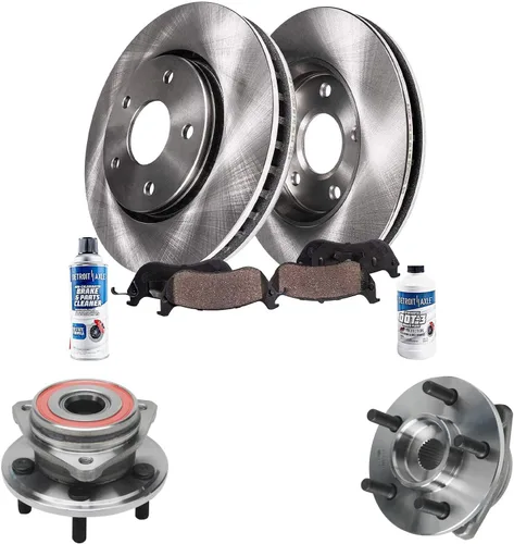 Miniatura 72 de Detroit Axle - Rotores de freno para Chrysler 200 2015 2016 2017, Rotores de freno de disco de reemplazo: 12.01" pulgadas delantero y 10.95