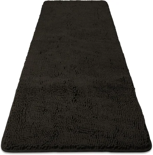 Miniatura 217 de Yeaban Alfombra de pasillo de baño de 24 x 72 pulgadas, antideslizante, alfombra de baño larga de felpilla gruesa, absorbente y lavable, alfombra