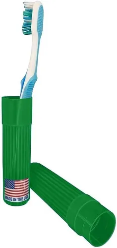 Miniatura 16 de American Comb Soporte para Cepillos de Dientes - Negro, Fabricado en EE.UU., con Orificios de Ventilación, para Fundas de Cepillos de Dientes