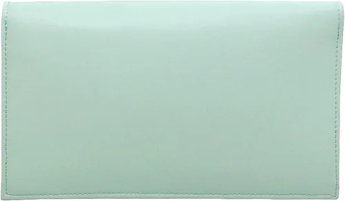 Miniatura 2 de La Regale Embrague sobre de piel sintética con bloque de color, Menta