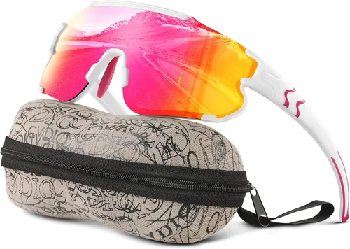 Miniatura 16 de Gafas de sol polarizadas de béisbol para niños: gafas de sol deportivas para niños y niñas de 3 a 12 años, lentes de sol para ciclismo y correr