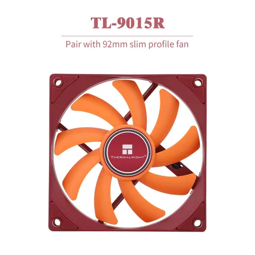Miniatura 3 de Thermalright AXP90-X53 - Enfriador de aire para CPU de perfil bajo completo ITX, 53 mm de altura, ventilador TL-9015R PWM delgado, tecnología AGHP