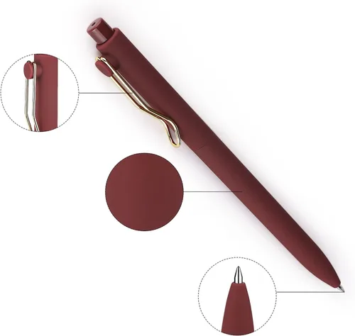 Miniatura 3 de WY WENYUAN Bolígrafos de Punto Fino de Escritura Suave, Bonitos Bolígrafos para Diarios, Hermosos Bolígrafos para Maestros, Tinta Negra de 1.0 Mm