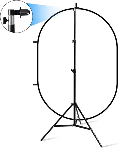 Miniatura 7 de Selens Kit Difusor de Luz Suave Desplegable de 59x39 Pulgadas, con Soporte de Luz de 6.6 Pies y Soporte para Clips para Estudio Fotográfico, Retrato