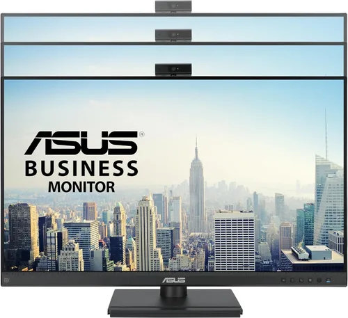 Miniatura 10 de ASUS Monitor de videoconferencia 1080P de 24" (BE249QFK) - IPS, 100Hz, sin marco, cámara web Full HD, matriz de micrófono, altavoces, altura