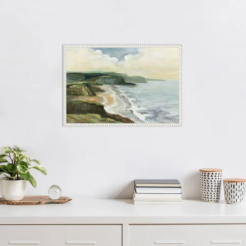 Miniatura 6 de Amanti Art Lienzo enmarcado para pared, 16 x 23 pulgadas, Costa irlandesa de Silvia Vassileva, lienzo enmarcado para pared, obras de arte de Sylvie