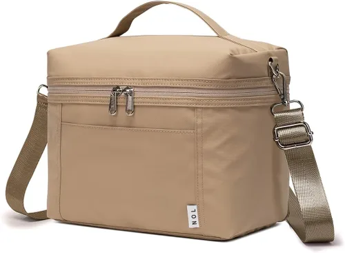 Miniatura 44 de NOL Natural Organic Lifestyle - Loncheras aisladas para mujer, bolsa enfriadora, ligera, de nailon, impermeable, para el trabajo