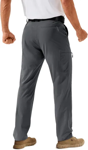 Miniatura 2 de TACVASEN Pantalones de senderismo para hombre, ligeros, de secado rápido, resistentes al agua, para viajes, trabajo, pesca, al aire libre, 6