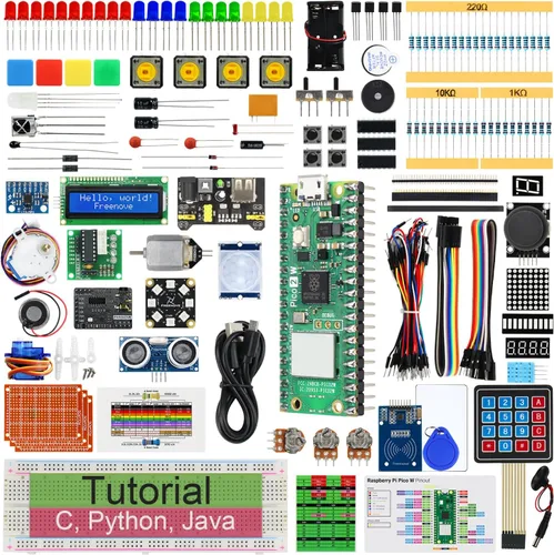 Miniatura 9 de Freenove Kit de inicio definitivo para Raspberry Pi Pico (incluido), microcontrolador Cortex-M0+ de doble núcleo, tutorial detallado de 767 páginas