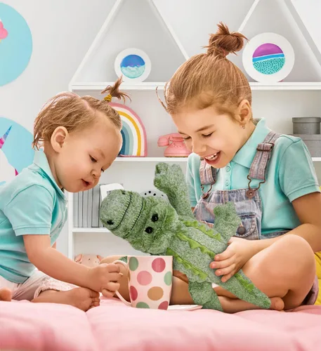 Miniatura 5 de Puzzled DolliBu - Animal de peluche grande y súper suave, lindos animales de peluche realistas para niñas, niños y adultos, regalos de animales
