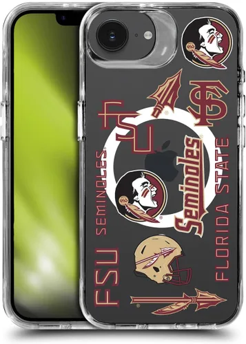Miniatura 258 de Head Case Designs Funda de gel suave FSU Seminoles de la Universidad Estatal de Florida con licencia oficial compatible con Apple iPhone 13 Pro Max
