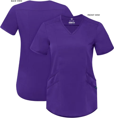 Miniatura 5 de Adar Pro Scrubs - Camiseta médica moderna con cuello en V