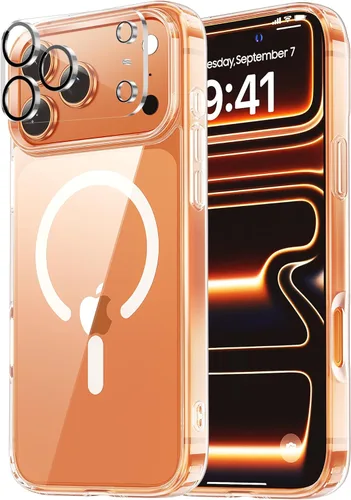 Miniatura 144 de Tigowos Magnetic Guardian - Funda diseñada para iPhone 11 Pro [probada en caídas de grado de 10 pies y compatible con MagSafe] Funda delgada Negro