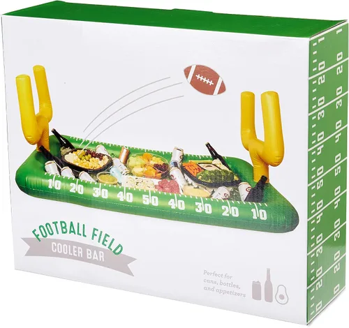 Miniatura 7 de TrueZoo - Barra de refrigeración inflable de campo de fútbol, enfriador de bebidas para fiestas, enfriador de cerveza inflable, cubeta de hielo, 52