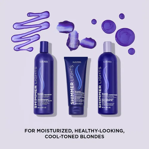 Miniatura 6 de Clairol Professional Shimmer Lights Purple Shampoo fl. Oz Neutraliza los tonos latones y amarillos para cabello rubio y gris plateado con reflejos