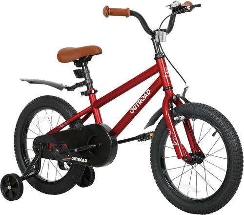 Miniatura 11 de Outroad - Bicicleta infantil para niños y niñas de 3 a 9 años, bicicleta para niños de 14, 16 y 18 pulgadas, con ruedas de entrenamiento, bicicletas