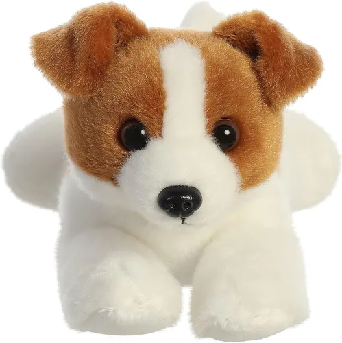 Miniatura 2 de Aurora® - Adorable Mini Flopsie™ perrito Jackie Russell™ - Animal de peluche, facilidad para jugar, compañero eterno - Marrón, 8 pulgadas