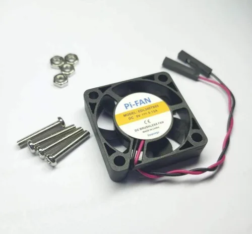 Miniatura 3 de Easycargo Ventilador de 30mm 5V 3.3V DC Ventilador silencioso para Raspberry Pi 5 4 3B+ 3007 (4 juegos)