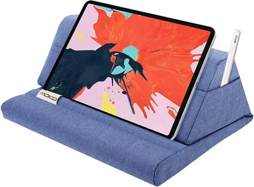 Moko Soporte de almohada para tablet, suave soporte de almohada de cama de regalo de Navidad para almohadilla de hasta 11 pulgadas, se adapta a iPad
