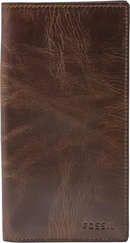 Fossil Men's Leather Executive Checkbook Wallet | Checkbook