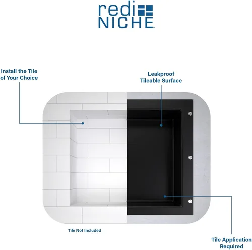 Miniatura 5 de Tile Redi USA Redi Niche - Nicho para ducha