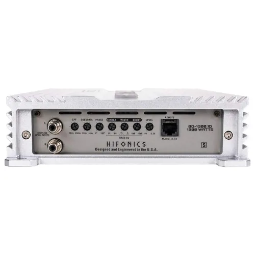 Miniatura 2 de Hifonics BG-1300.1D Brutus Gamma - Amplificador monoblock de clase Super D de 1300 W para sistema de sonido de audio de coche con altavoz
