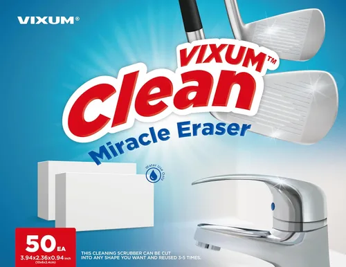 Miniatura 2 de CLEAN Miracle Eraser Pads - 50 unidades - Almohadillas de limpieza multisuperficie, sin químicos para el hogar