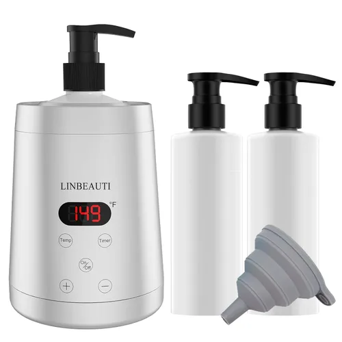 Calentador de aceite de masaje profesional, calentador de loción para spa, calentador de aceite automático, crema de loción esencial calentada con