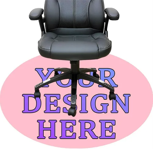 Miniatura 113 de Tapete redondo personalizado para silla de escritorio de oficina, diseño de tu propio logotipo de foto, texto, alfombrillas circulares