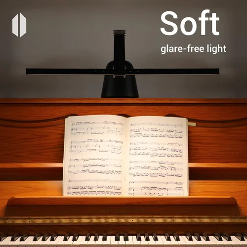 Miniatura 5 de ESCENA Luces de piano para piano vertical, lámparas de piano LED profesionales de 12 W con atenuación automática, 3000K-6000K, temporizador 2H CRI