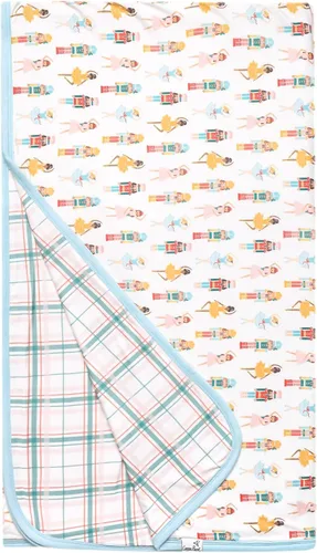 Miniatura 49 de Copper Pearl Manta de bebé jumbo de 3 capas: edredones suaves para niños y niñas Transpirable, acogedora manta para niños pequeños Edredón