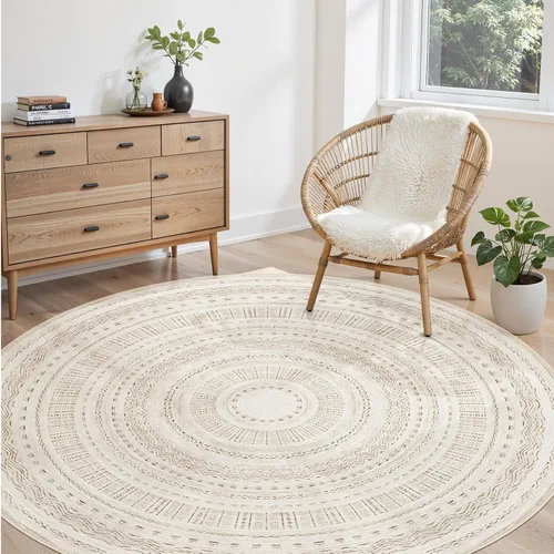 Miniatura 67 de Alfombra grande para sala de estar de 5 x 7: Alfombras marroquíes bohemias, suaves, lavables a máquina, para dormitorio, debajo de la mesa