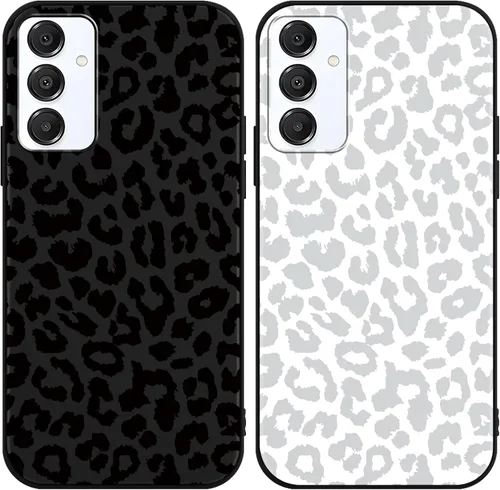 Miniatura 61 de 2 Pack Funda con lindo estampado de chita para Samsung Galaxy S22 Ultra 5G de 6.8", Fundas con patrón de leopardo de lujo, diseño de silicona suave