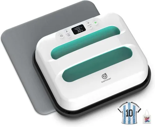 Miniatura 9 de Prensa de calor de 12 x 10 pulgadas, máquina inteligente de prensa de calor con Bluetooth integrado para camisetas, almohadas, bolsas de mano y más