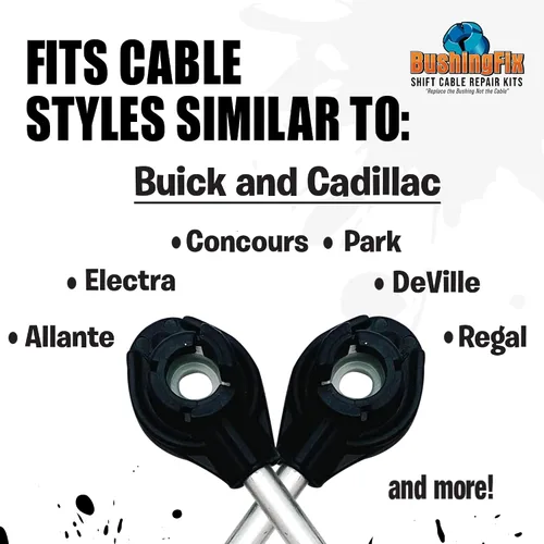Miniatura 5 de BushingFix GI1KIT Kit de reparación de bujes de cable de cambio de transmisión automática, kit de reparación de transmisión para buje de cambio