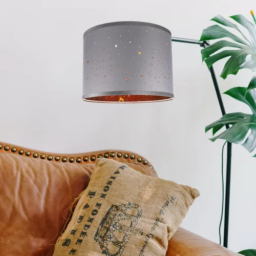 Miniatura 3 de LIFKOME Lámpara de mesa Pantalla de tela Pantalla Estrella Tambor s Hueco Cubierta de Mesa Clip en Bombilla Lámpara S Reemplazo Para Al lado De La