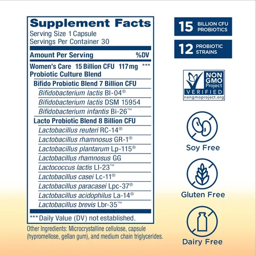 Miniatura 3 de Renew Life Cápsulas probióticas para mujeres, apoya el equilibrio del pH para mujeres, salud vaginal, urinaria, digestiva e inmunológica, L.