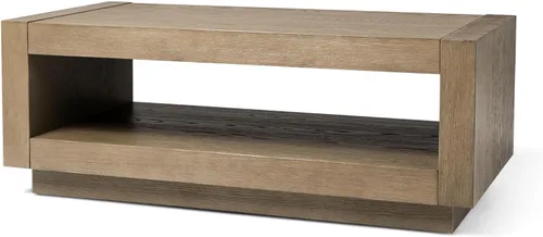Miniatura 12 de Maven Lane Artemis Mesa de Café – Mesa Rectangular de 45 cm con Almacenamiento – Madera Sólida Negra – Ideal para Sala de Estar y Salón