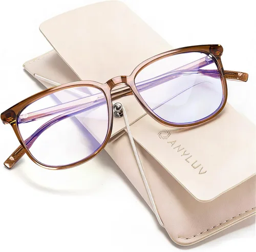 Miniatura 16 de ANYLUV Gafas de luz azul para mujeres y hombres, lentes de bloqueo de luz azul para mujer, anteojos de computadora antifatiga ocular
