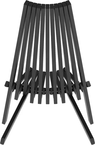 Miniatura 7 de Flash Furniture Delia Commercial - Silla plegable de madera para interiores y exteriores, salón de perfil bajo para patio, porche o jardín, versátil