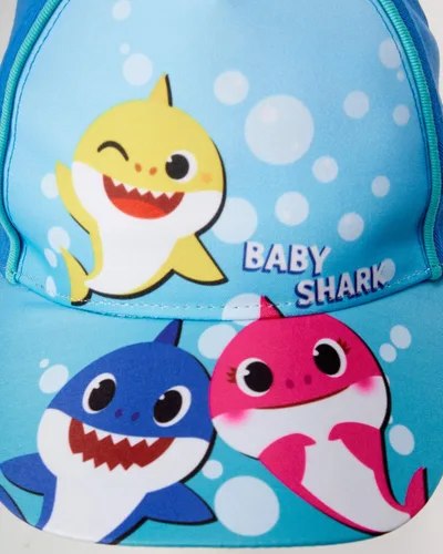 Miniatura 5 de Nickelodeon Gorro de tiburón para niños pequeños paquete de 2 gorras de béisbol ajustables
