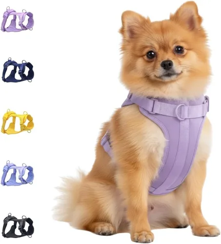 Miniatura 20 de Dog Harness - No Pull Adjustable Front Clip Vest with Soft Padding, 3Leash Clips, and No-Choke Oxford Design Comfort for Small, Medium, and Large